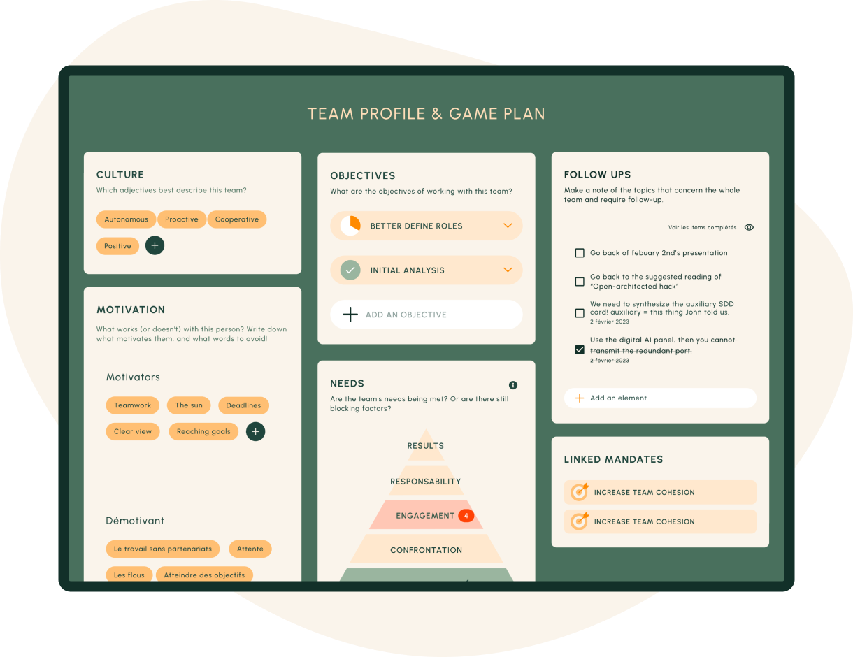 Group people you’re helping together to get a clearer picture.